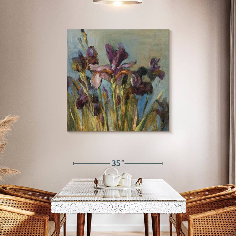 Harnek Spring Iris I, 39'' H x 39'' W