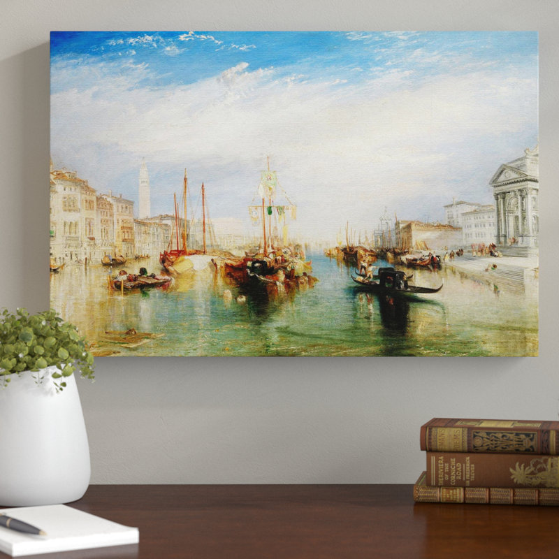 J.M.W. Turner - No Frame Painting on Canvas, 50cm H x 76cm W