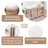 White Velvet Upholstered Silver Stainless Steel Bench-572854061
