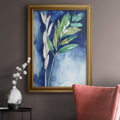 «Petiole On Indigo I», reproduction d'art sur toile