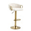 Christal Swivel Upholstered Adjustable Height Counter Stool-88074954