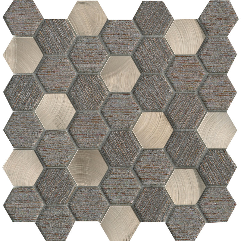 Carrelage mural en verre brillant Glitz Fame 12 po x 12 po (14,73 pieds carrés / casier), Amour