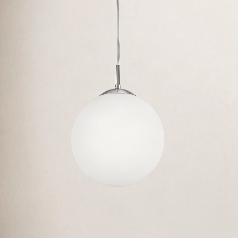 Mia 1 - Light Single Globe Pendant, 59" H x 7.87" W x 7.87" D