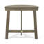 Table de bistro grise pliante en bois d'acacia gris