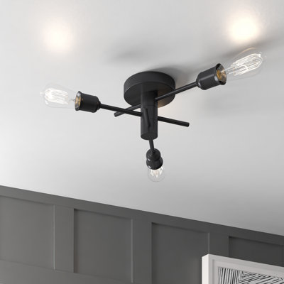 Naveen 3-Light 18" Semi-Flush Mount