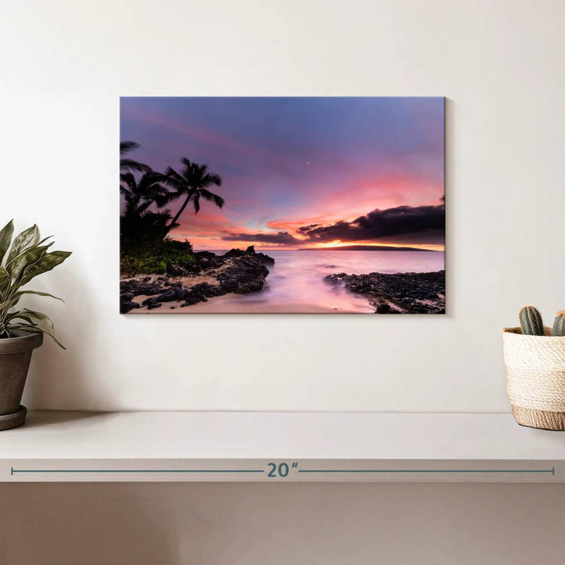 Gillard Makena Cove Hawaii Sunset, 8" H x 12" W