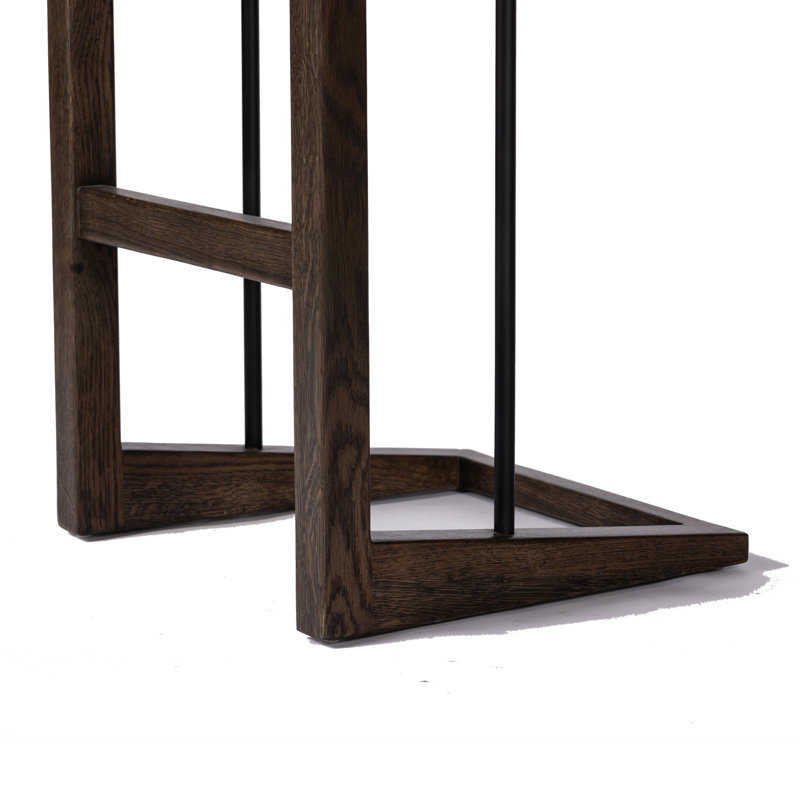 Finn Stool-Antwerp Natural, Bar Stool (31" Seat Height), Cream, Sienna Brown Oak