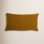 Simple Embroidered Linen Throw Pillow
