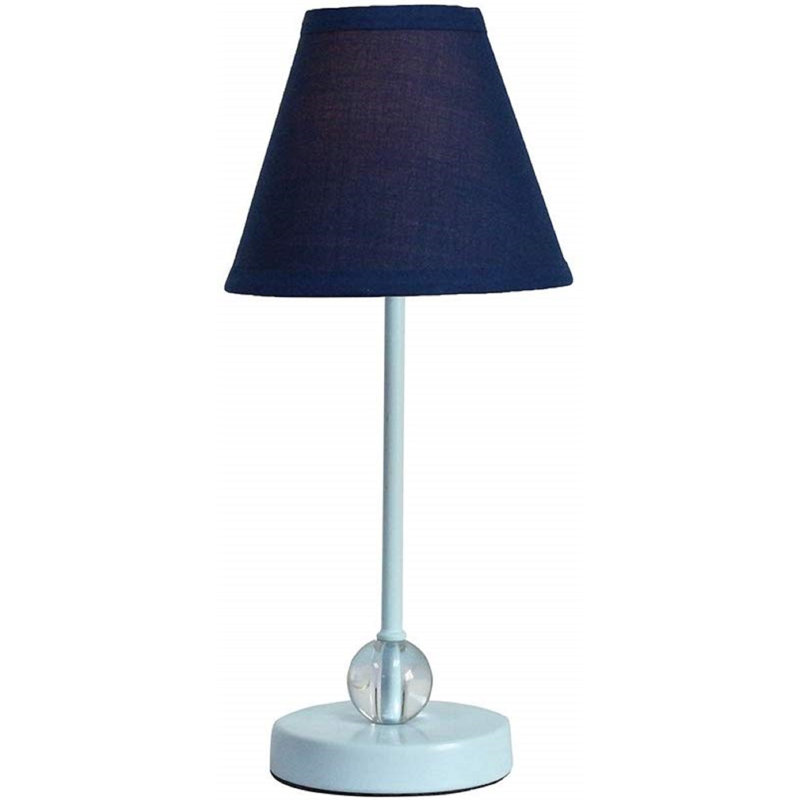 Lampe de table 15 po Moree, Indigo, Bleu pastel