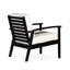 Chaise profonde en eucalyptus, coussins bourgogne pour un moment de détente et chaise spacieuse et confortable-121357035-121357037