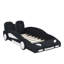 Lit plateforme simple en forme de voiture de course avec roues-107285629