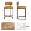 Tabouret de comptoir rembourré-739833290