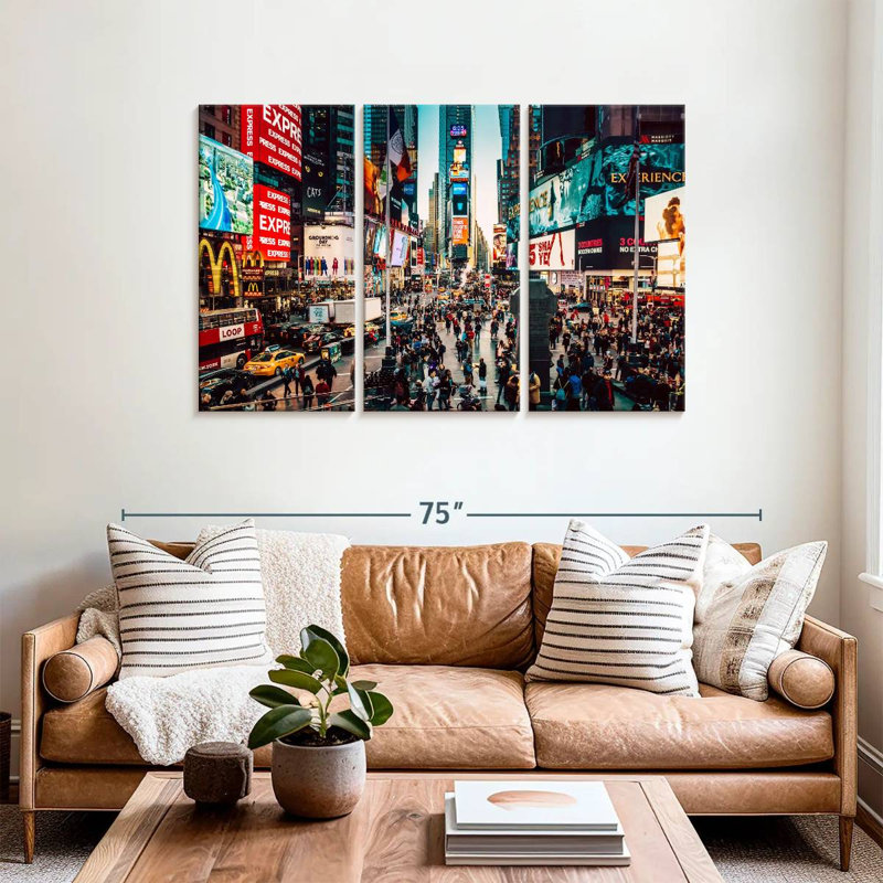 Sebbie Iconic Times Square, 36" H x 57" W