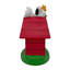 Statue de jardin d'extérieur Snoopy et Woodstock on Doghouse