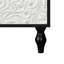 Grandes portes facettées sculptées et épissées combinées avec des cadres noirs pour table télé, buffets, armoires décoratives