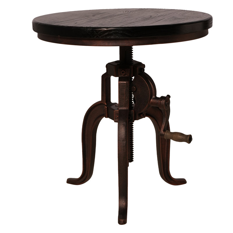 Juniah Solid Wood Top End Table