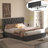 Better Home Products Izayah Velvet Upholstered Bed with 4 Storage Drawers-1682506434-1682506428