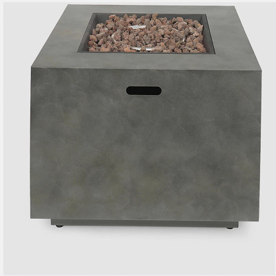 Square Iron Fire Pit - 50,000 Btu