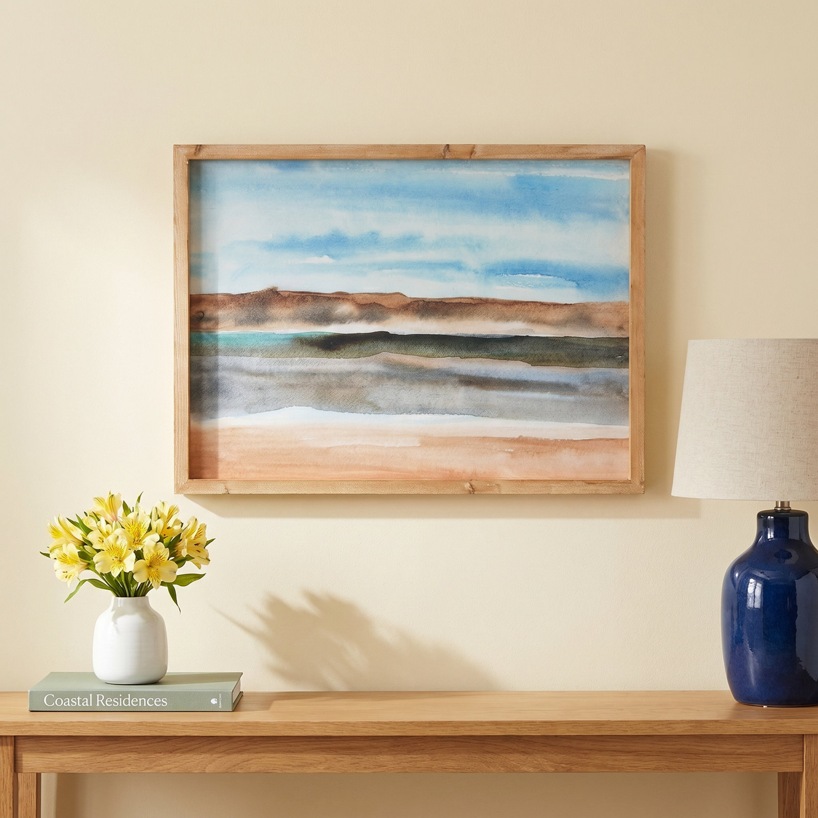 Abstract Watercolor Landscape Painting