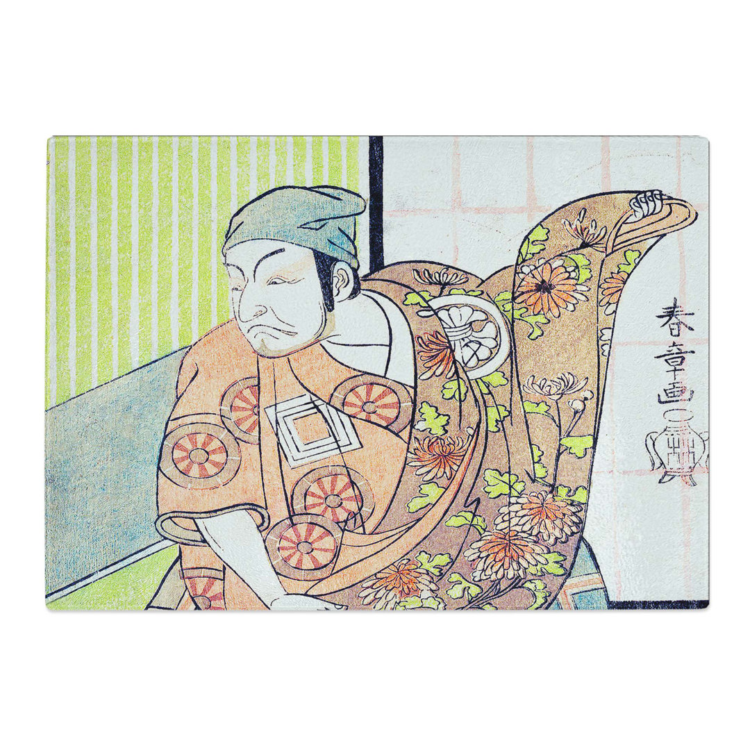 Tempered Glass the Fourth Ichikawa Danjuro by Katsukawa Shunsho Chopping Board