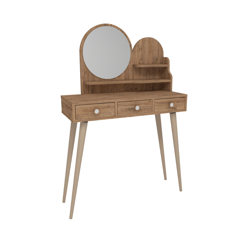 Table de maquillage, Beige