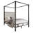 Castelnaud Tufted Canopy Bed-87425178-87425180