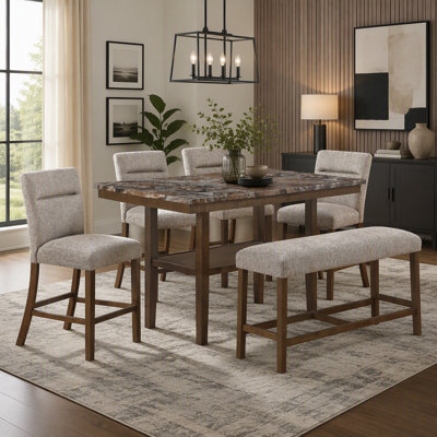 Marcello Brown Bar Table