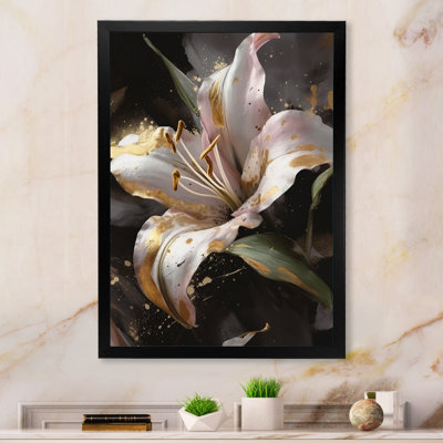 Blanc gracieux lys III - impression