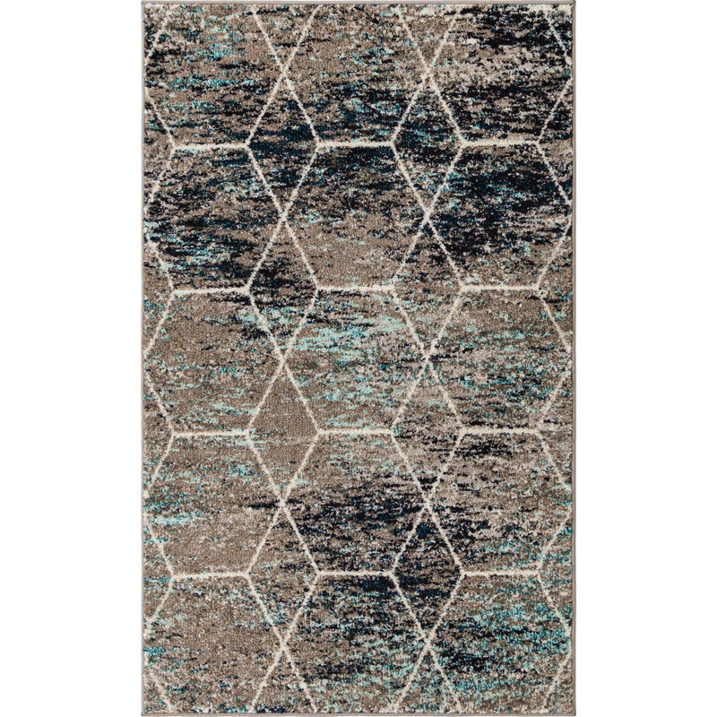 Johnstonville Geometric Indoor Rug, Rectangle 3'1" x 5'3"