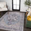 Tapis bleu / crème Sarok Ornate Medallion-1864440631