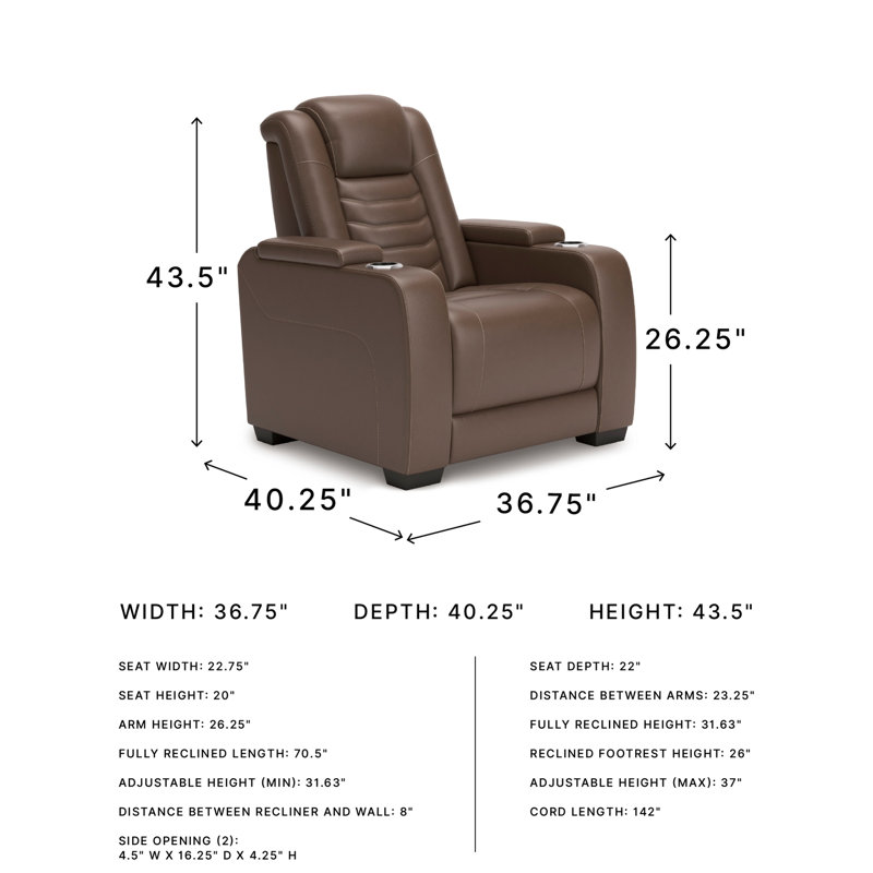 Fauteuil inclinable électrique Parimal High Impact