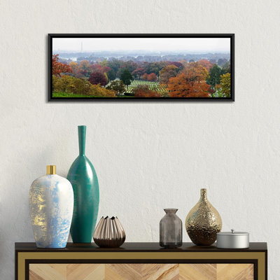 Cimetière national panoramique d’arlington, washington dc, états-unis-reproduction de photo sur toile