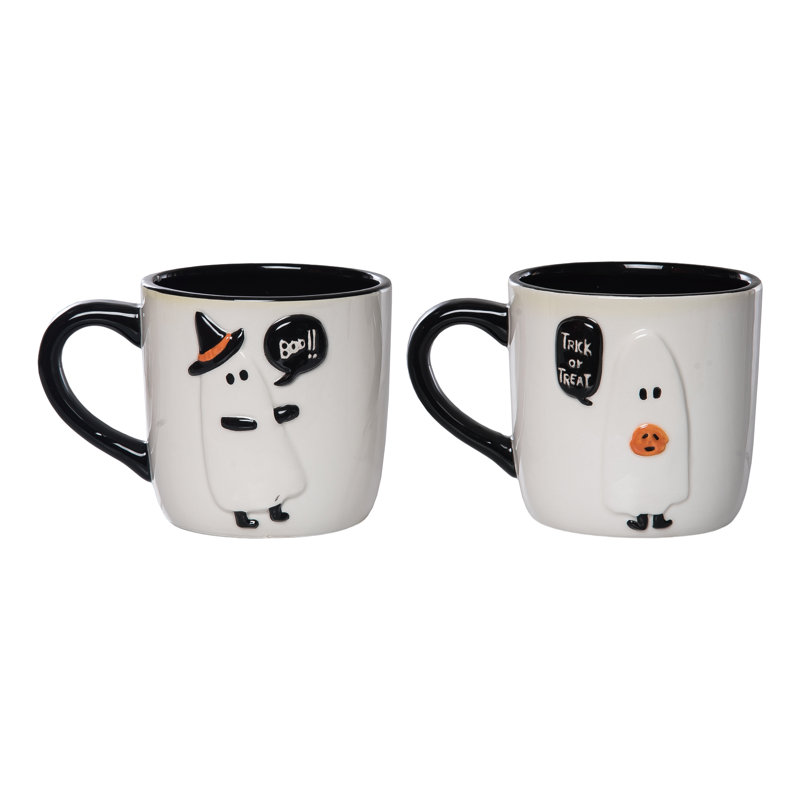 Ensemble de 2 tasses à café Halloween