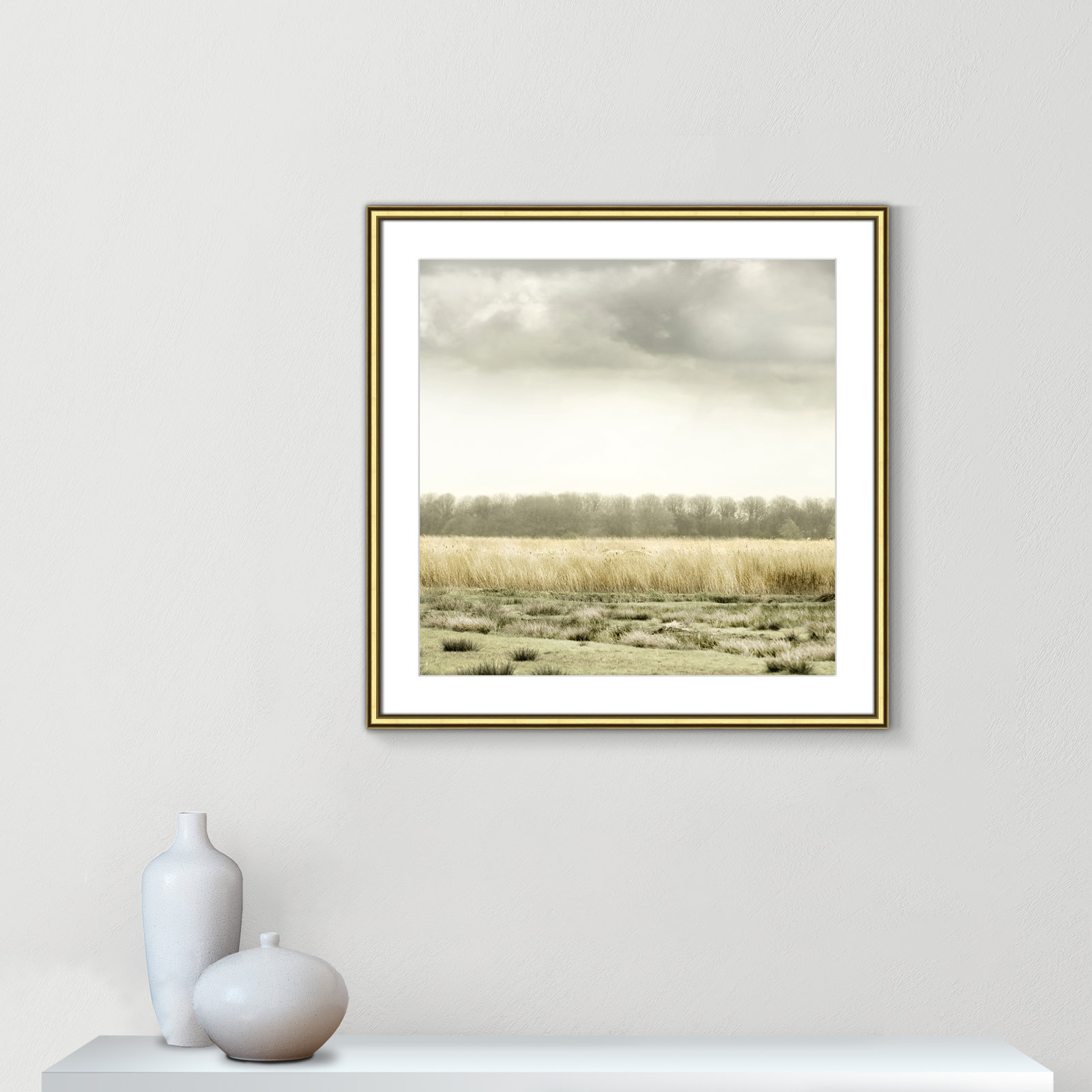 Henri "Meadowland" Print by Danita Delimont, Gold, 27.5" H x 27.5" W 