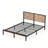 Queen Platform Bed Frame with Under Bed Storage