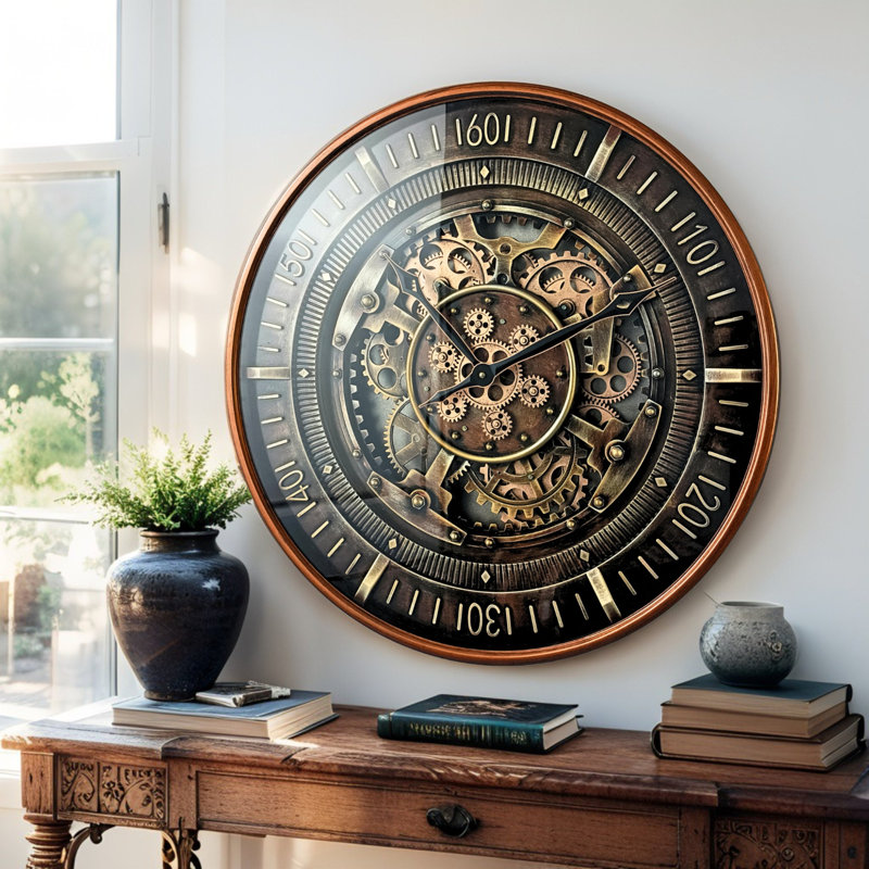 Solid Wood Wall Clock