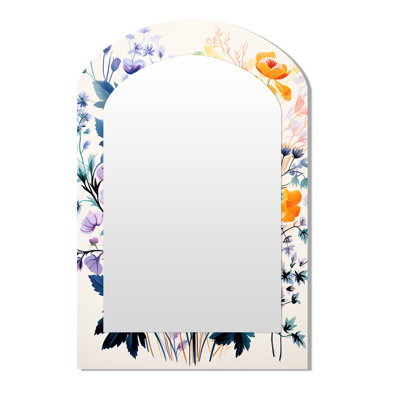 Miroir mural traditionnel asymétrique
