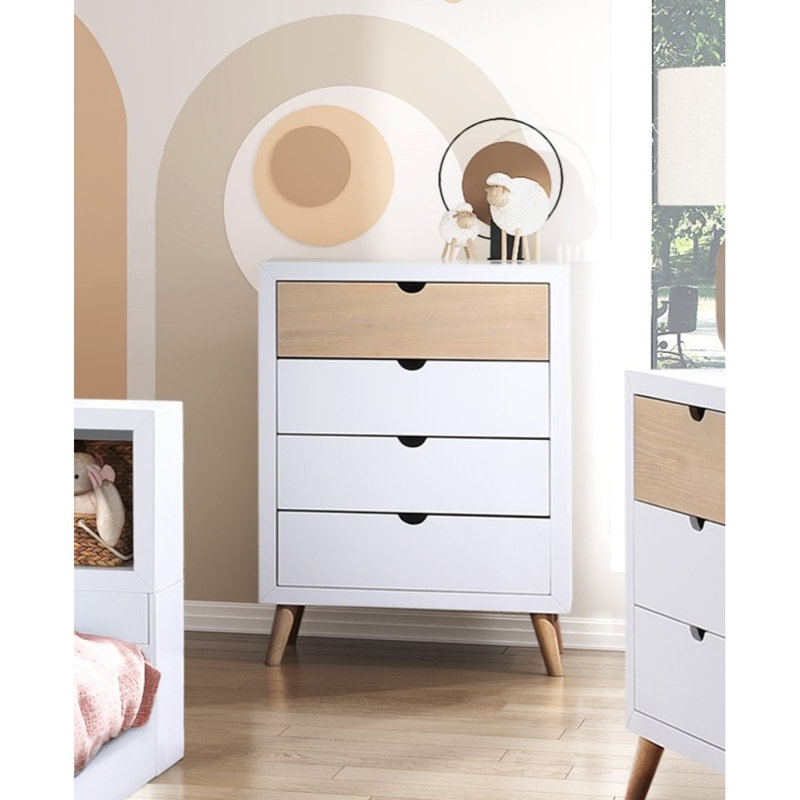 Commode blanche, commode naturelle