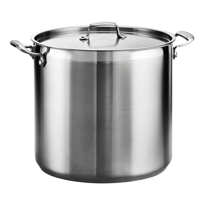 Tramontina 24-Quart Stainless Steel Covered Stock Pot