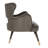 Velveteen Velvet Wingback Chair-189702220
