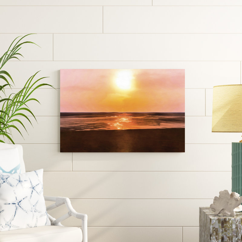 Coucher de soleil et rêves III, H 24 po x l 36 po