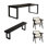 Multi-functional solid wood large board table set
