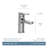 Rizon Low Arc Bathroom Faucet with Drain Assembly-36794060