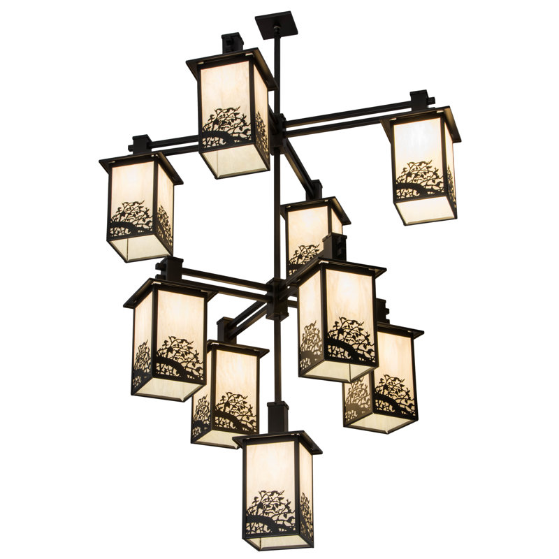 Deshawna 9 - Light Dimmable Square / Rectangle Chandelier