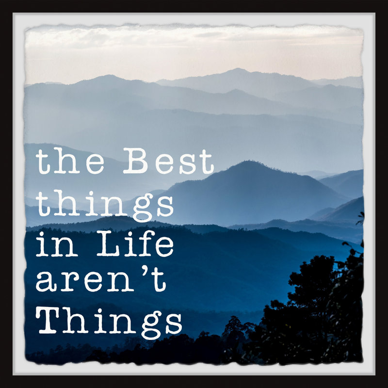 Best Things In Life by Marmont Hill - Single Picture Frame Painting, 41cm H x 41cm W x 3.81cm D