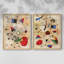 Miro Memoirs III - reproduction encadrée de qualité supérieure - prête à être accrochée - aucun clou requis - aucun clou requis-1867670986-1867671025