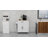 Sicilee Kitchen Cart with Manufactured Wood Top-1104807366