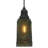 4"Sq Metro Fusion Distressed Draped Mini Pendant