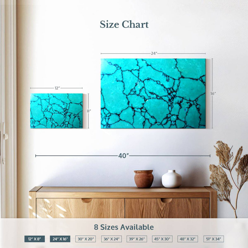 Failles turquoise Alvord, H 16 po x l 24 po