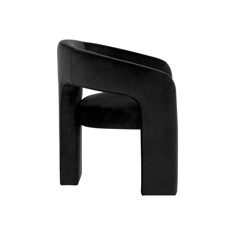 Isidore Upholstered Dining Chair, Abbington Black